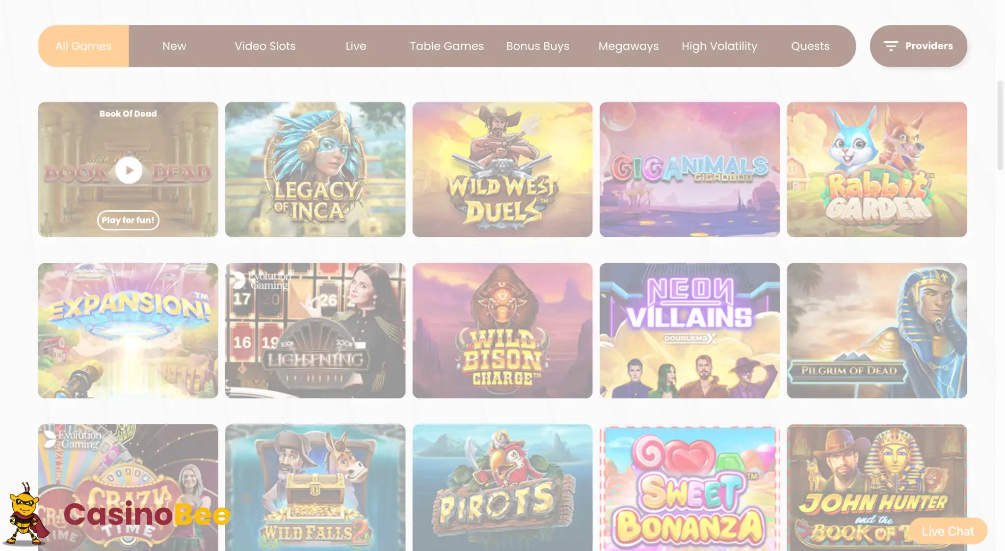 flaming casino games