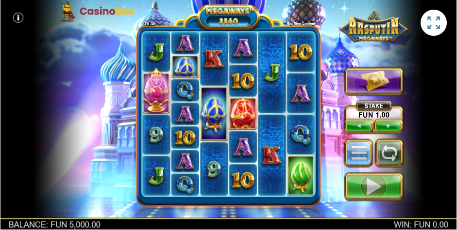 rasputin megaways screenshot